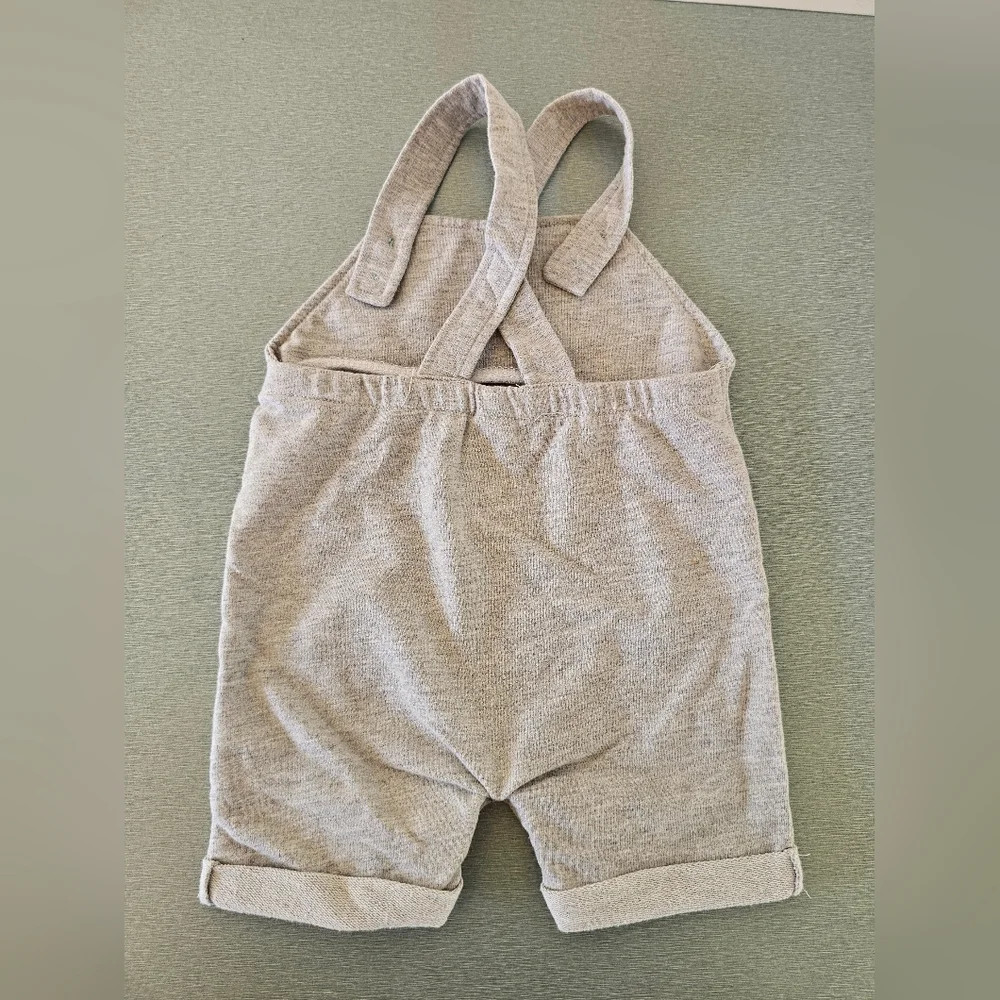 Disney Baby Mickey Mouse Gray Romper 12M Cool Vibes Only Summer Outfit